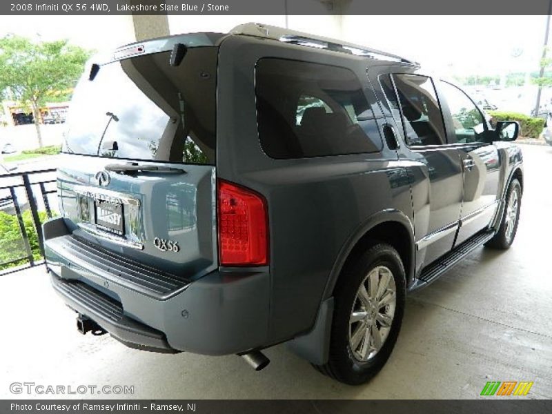Lakeshore Slate Blue / Stone 2008 Infiniti QX 56 4WD