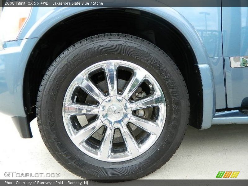 Lakeshore Slate Blue / Stone 2008 Infiniti QX 56 4WD
