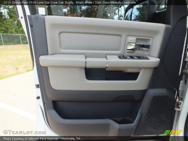 Bright White / Dark Slate/Medium Graystone 2010 Dodge Ram 3500 Lone Star Crew Cab Dually