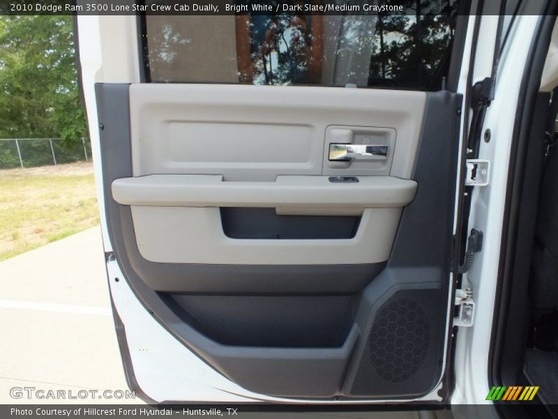 Bright White / Dark Slate/Medium Graystone 2010 Dodge Ram 3500 Lone Star Crew Cab Dually