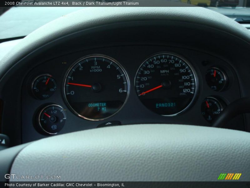 Black / Dark Titanium/Light Titanium 2008 Chevrolet Avalanche LTZ 4x4