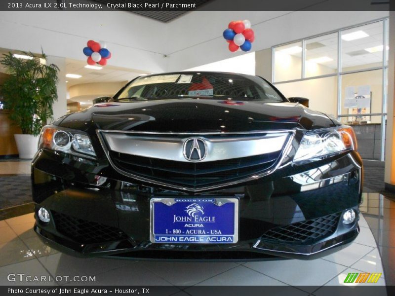 Crystal Black Pearl / Parchment 2013 Acura ILX 2.0L Technology