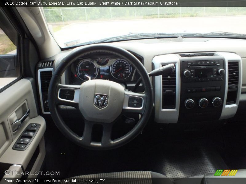 Bright White / Dark Slate/Medium Graystone 2010 Dodge Ram 3500 Lone Star Crew Cab Dually