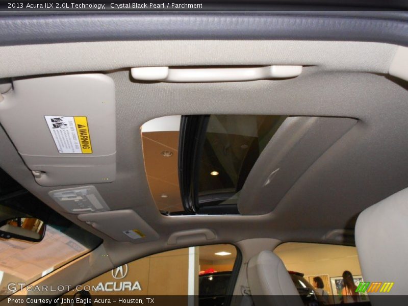 Sunroof of 2013 ILX 2.0L Technology