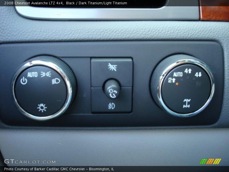 Black / Dark Titanium/Light Titanium 2008 Chevrolet Avalanche LTZ 4x4