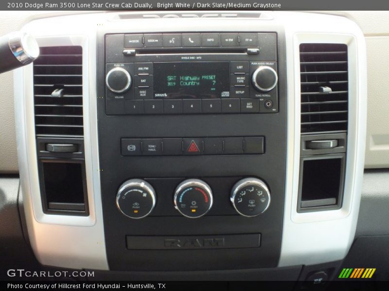 Bright White / Dark Slate/Medium Graystone 2010 Dodge Ram 3500 Lone Star Crew Cab Dually