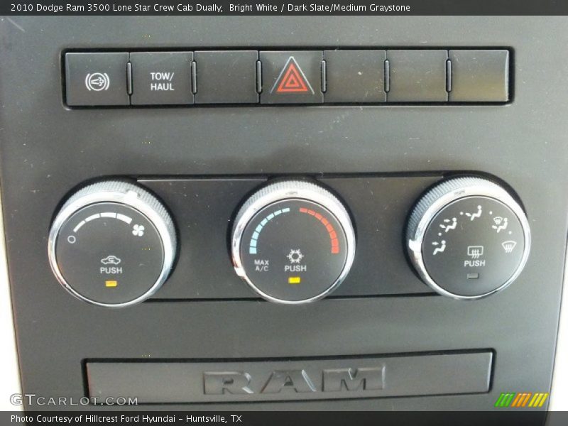 Controls of 2010 Ram 3500 Lone Star Crew Cab Dually
