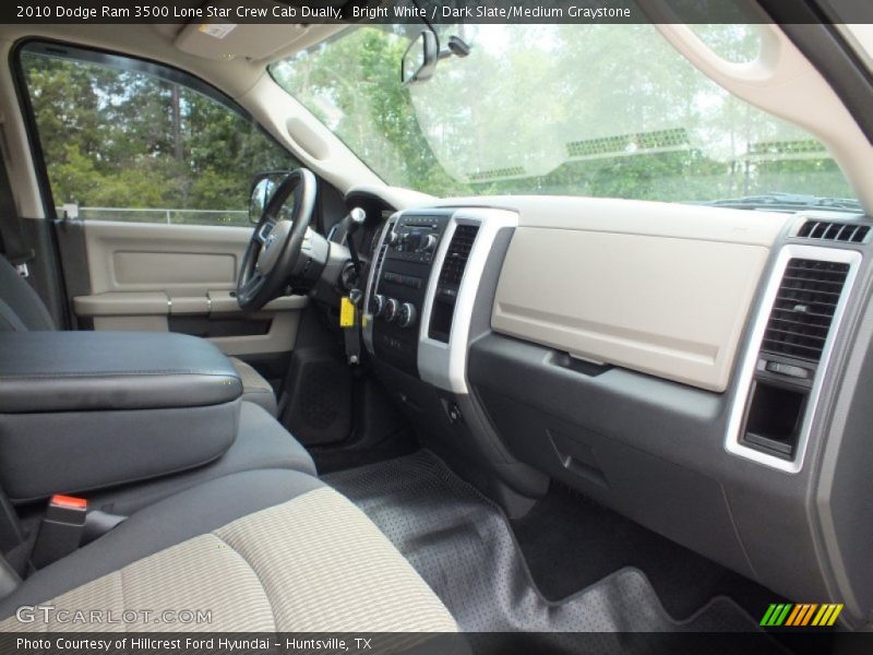 Bright White / Dark Slate/Medium Graystone 2010 Dodge Ram 3500 Lone Star Crew Cab Dually