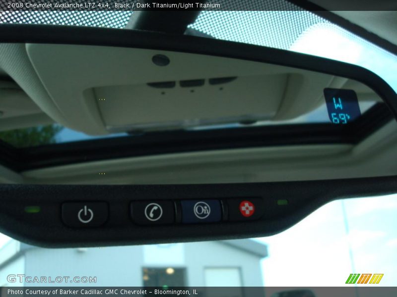 Black / Dark Titanium/Light Titanium 2008 Chevrolet Avalanche LTZ 4x4