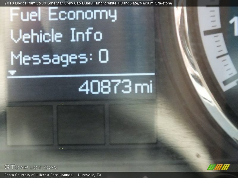 Bright White / Dark Slate/Medium Graystone 2010 Dodge Ram 3500 Lone Star Crew Cab Dually