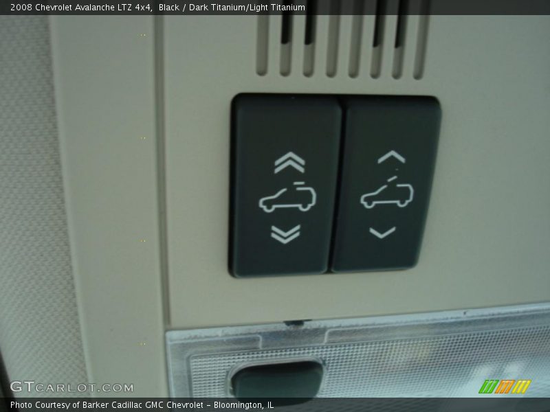 Black / Dark Titanium/Light Titanium 2008 Chevrolet Avalanche LTZ 4x4