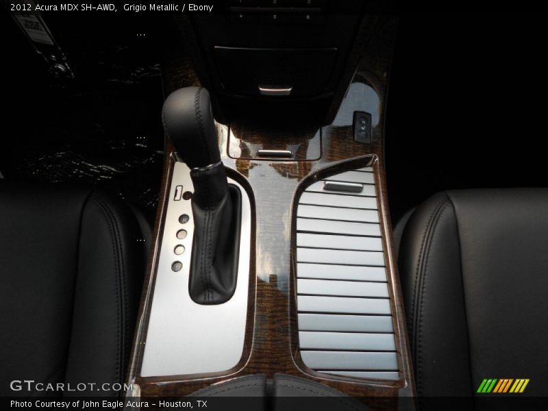 Grigio Metallic / Ebony 2012 Acura MDX SH-AWD