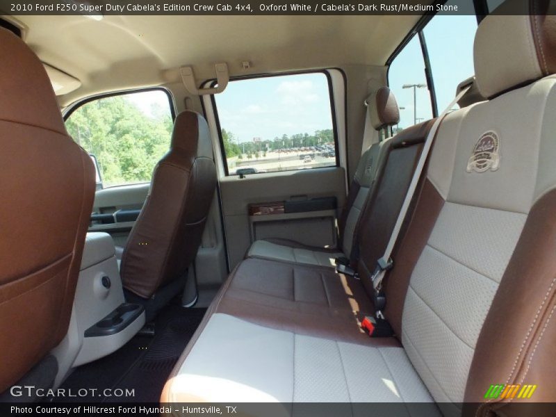 Rear Seat of 2010 F250 Super Duty Cabela's Edition Crew Cab 4x4
