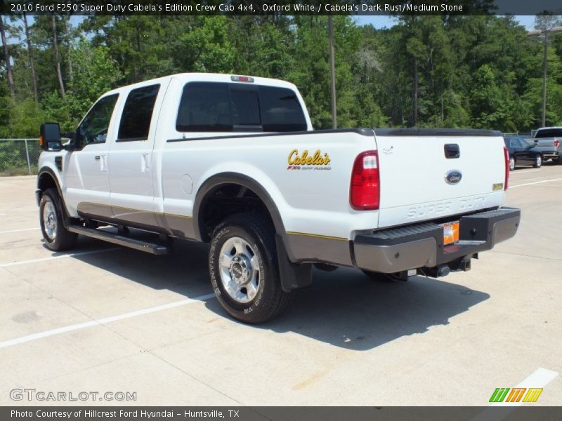 Oxford White / Cabela's Dark Rust/Medium Stone 2010 Ford F250 Super Duty Cabela's Edition Crew Cab 4x4