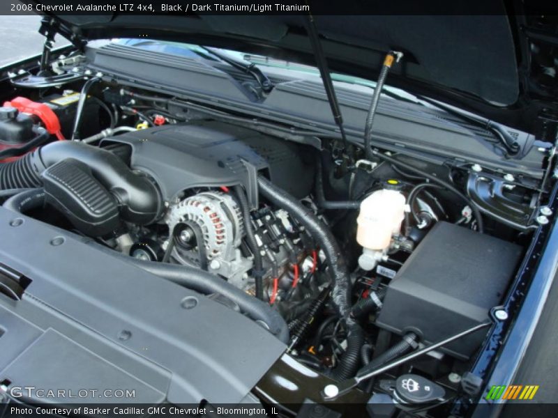 Black / Dark Titanium/Light Titanium 2008 Chevrolet Avalanche LTZ 4x4