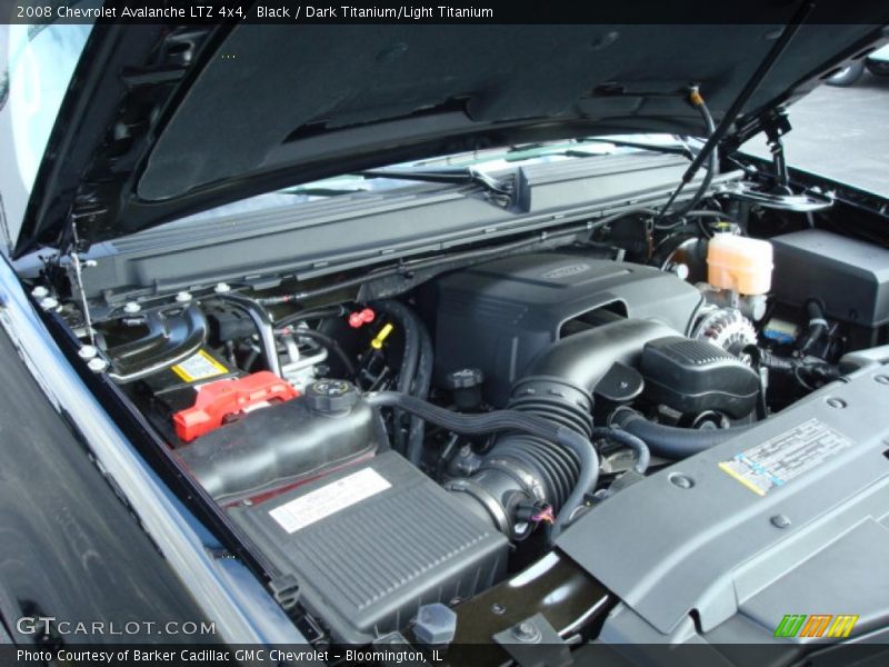 Black / Dark Titanium/Light Titanium 2008 Chevrolet Avalanche LTZ 4x4