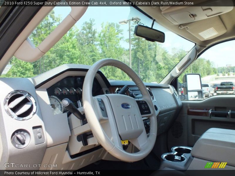Oxford White / Cabela's Dark Rust/Medium Stone 2010 Ford F250 Super Duty Cabela's Edition Crew Cab 4x4