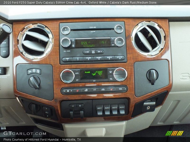 Controls of 2010 F250 Super Duty Cabela's Edition Crew Cab 4x4