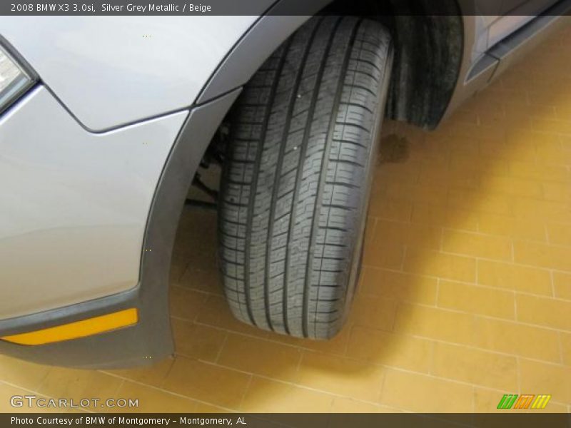 Silver Grey Metallic / Beige 2008 BMW X3 3.0si