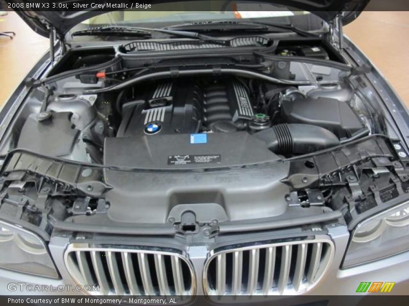 Silver Grey Metallic / Beige 2008 BMW X3 3.0si