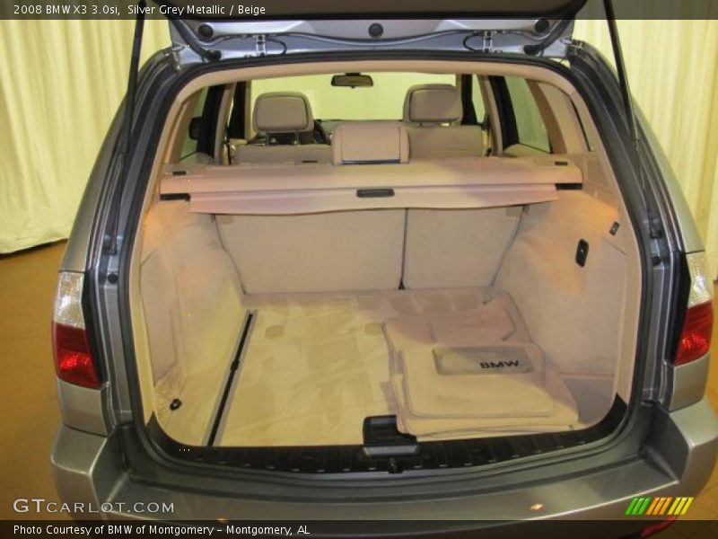 Silver Grey Metallic / Beige 2008 BMW X3 3.0si