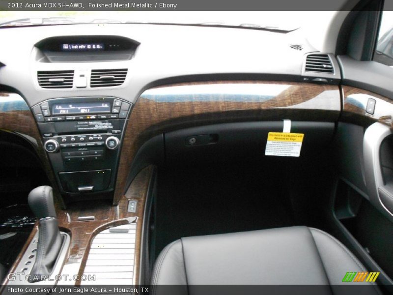 Polished Metal Metallic / Ebony 2012 Acura MDX SH-AWD