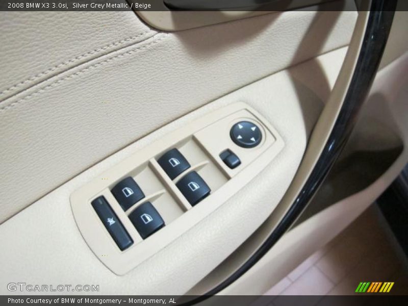 Silver Grey Metallic / Beige 2008 BMW X3 3.0si