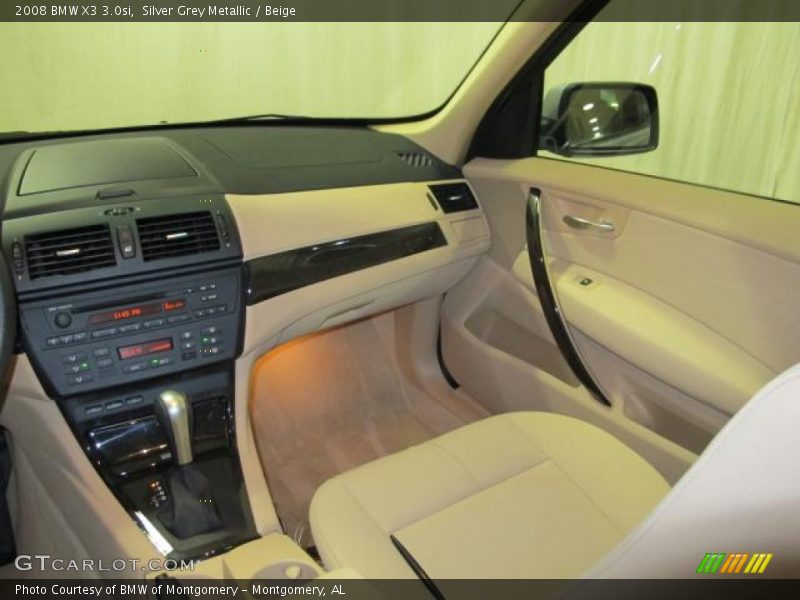 Silver Grey Metallic / Beige 2008 BMW X3 3.0si