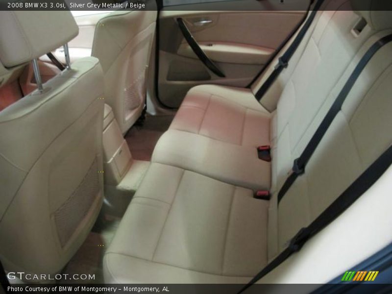 Silver Grey Metallic / Beige 2008 BMW X3 3.0si