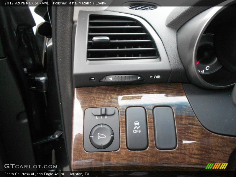 Polished Metal Metallic / Ebony 2012 Acura MDX SH-AWD