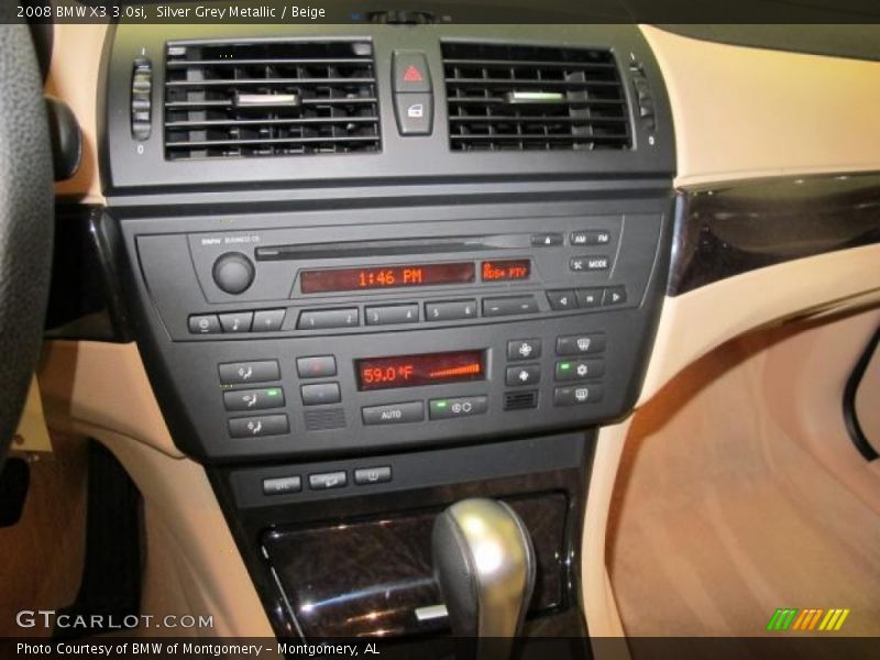 Silver Grey Metallic / Beige 2008 BMW X3 3.0si