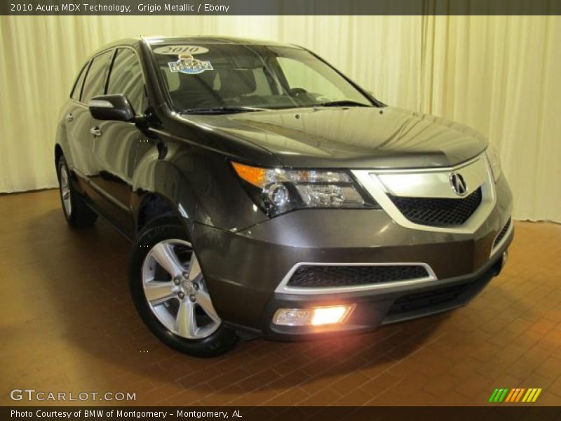 Grigio Metallic / Ebony 2010 Acura MDX Technology