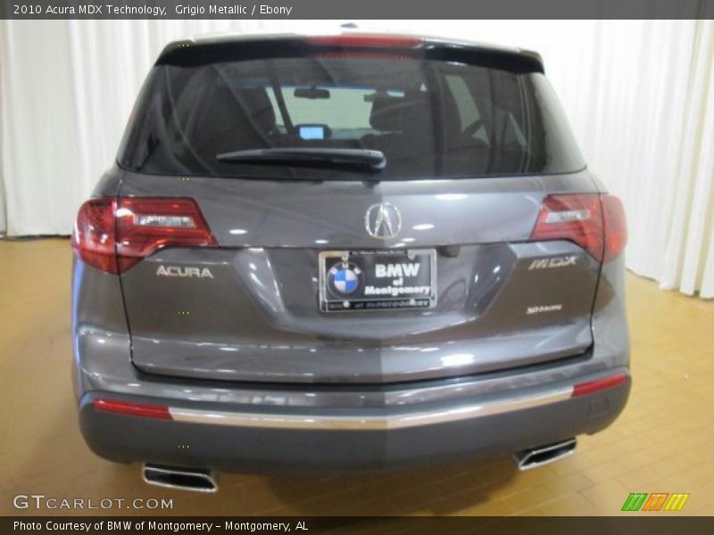 Grigio Metallic / Ebony 2010 Acura MDX Technology