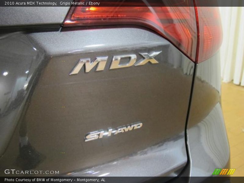 Grigio Metallic / Ebony 2010 Acura MDX Technology