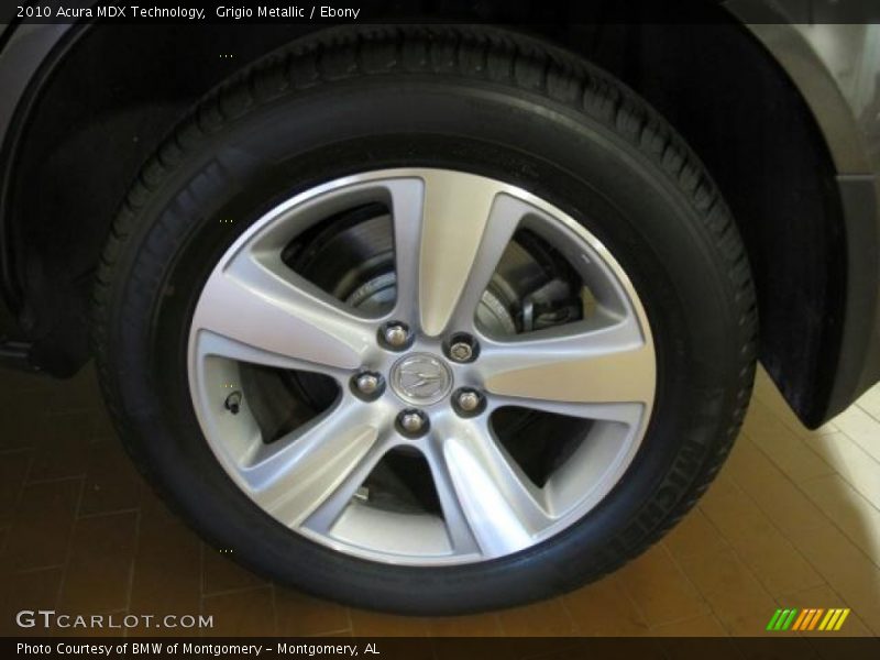 Grigio Metallic / Ebony 2010 Acura MDX Technology
