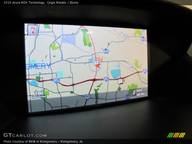 Grigio Metallic / Ebony 2010 Acura MDX Technology