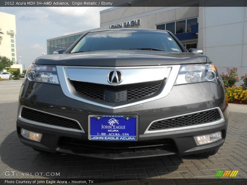 Grigio Metallic / Ebony 2012 Acura MDX SH-AWD Advance