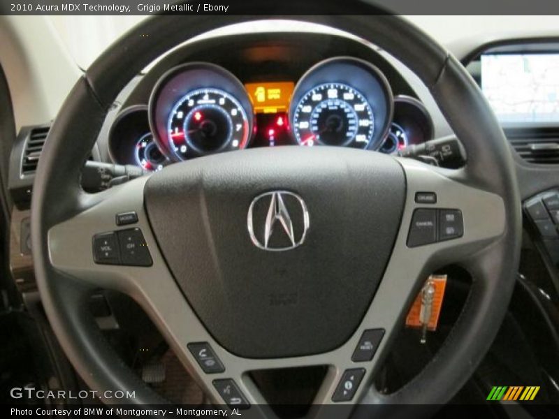 Grigio Metallic / Ebony 2010 Acura MDX Technology