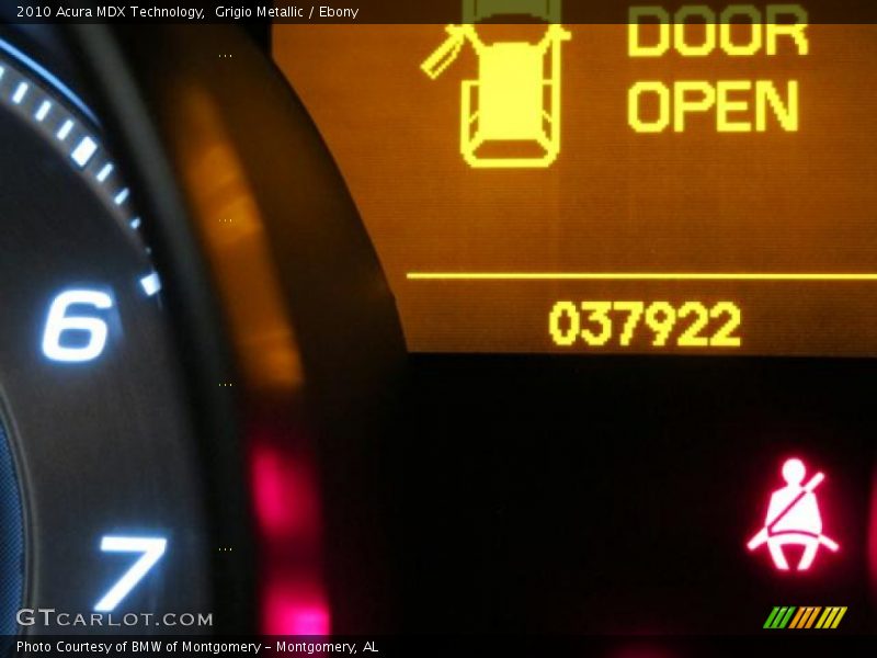 Grigio Metallic / Ebony 2010 Acura MDX Technology