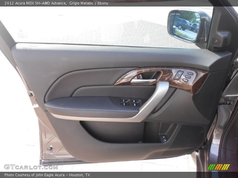 Grigio Metallic / Ebony 2012 Acura MDX SH-AWD Advance