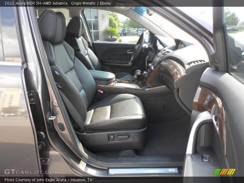 Grigio Metallic / Ebony 2012 Acura MDX SH-AWD Advance