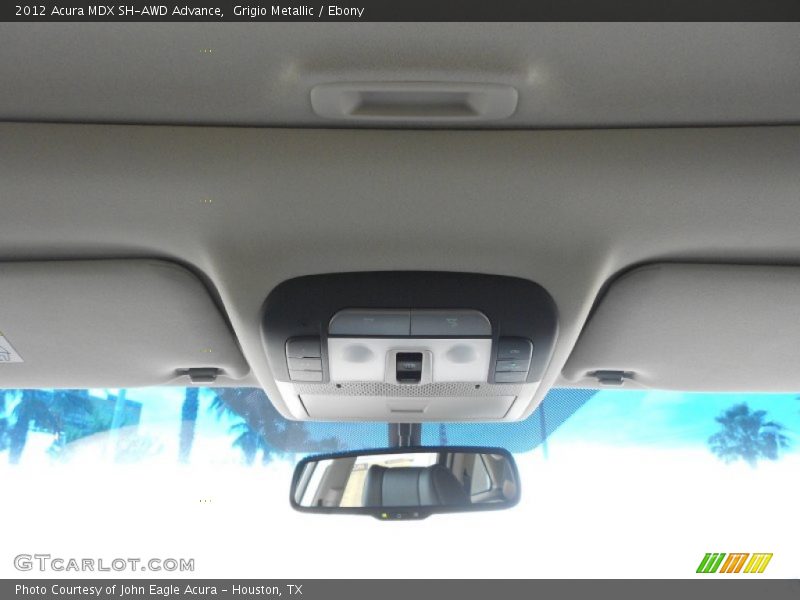 Grigio Metallic / Ebony 2012 Acura MDX SH-AWD Advance