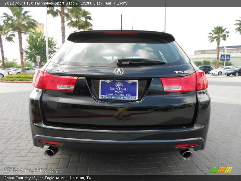 Crystal Black Pearl / Ebony 2012 Acura TSX Technology Sport Wagon