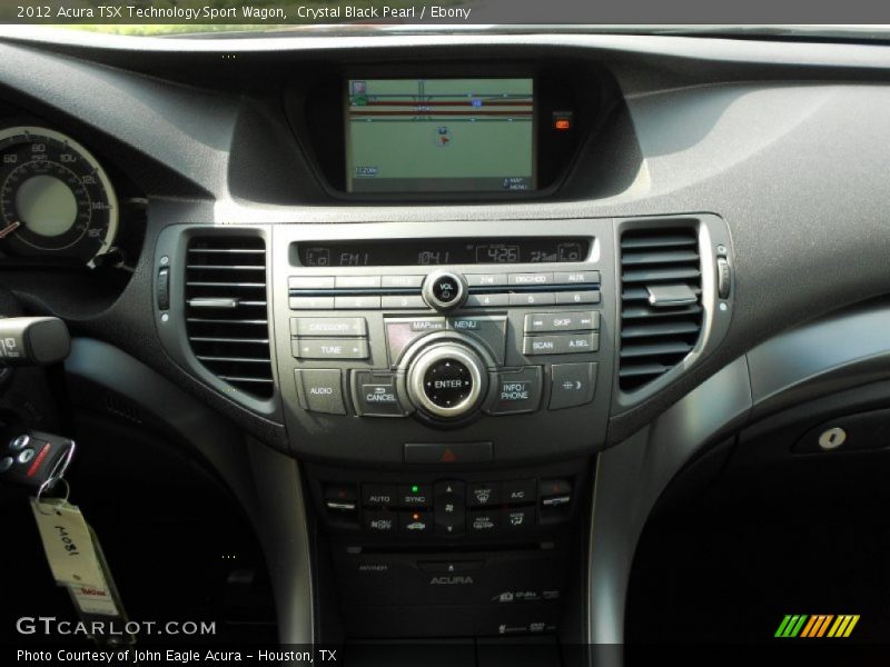 Crystal Black Pearl / Ebony 2012 Acura TSX Technology Sport Wagon