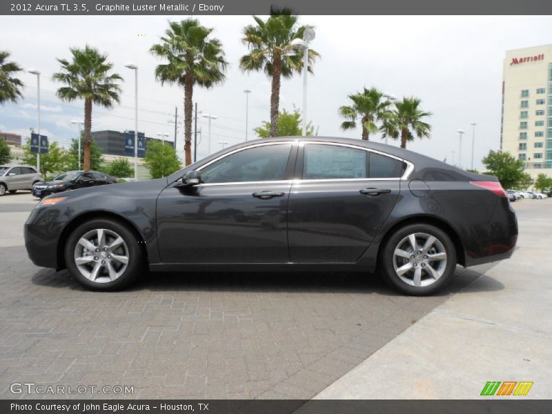 Graphite Luster Metallic / Ebony 2012 Acura TL 3.5