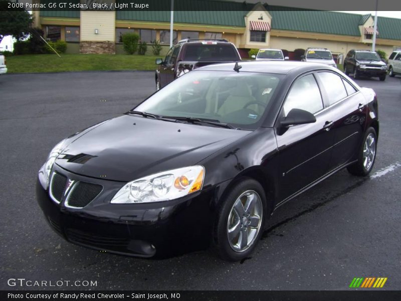 Black / Light Taupe 2008 Pontiac G6 GT Sedan