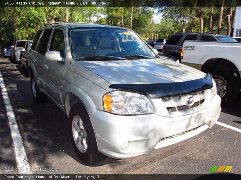 Platinum Metallic / Dark Flint Gray 2005 Mazda Tribute i