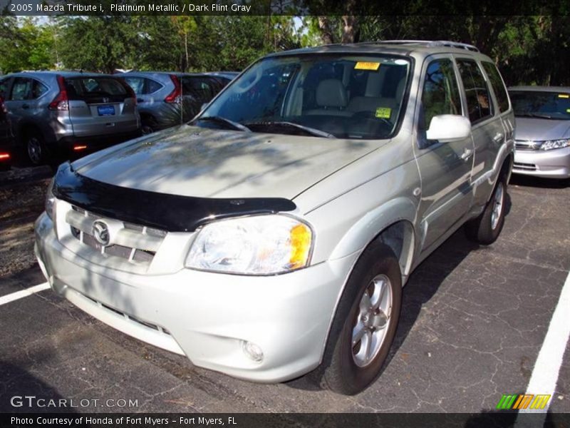 Platinum Metallic / Dark Flint Gray 2005 Mazda Tribute i