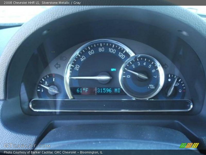 Silverstone Metallic / Gray 2008 Chevrolet HHR LS