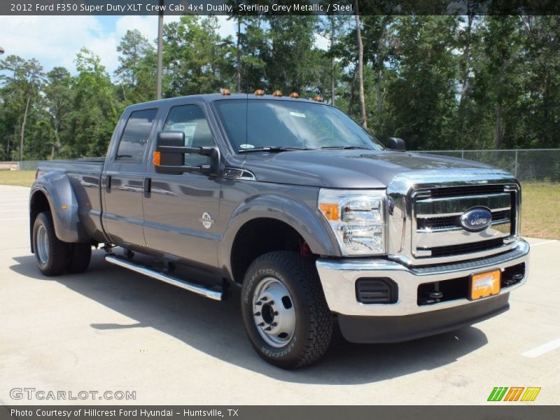 Front 3/4 View of 2012 F350 Super Duty XLT Crew Cab 4x4 Dually